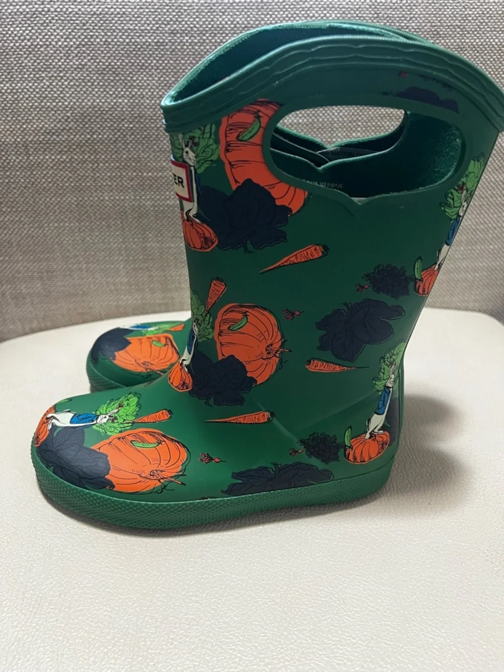 Hunter Kids The Peter Rabbit Limited Edition Rain Boots Size 10
